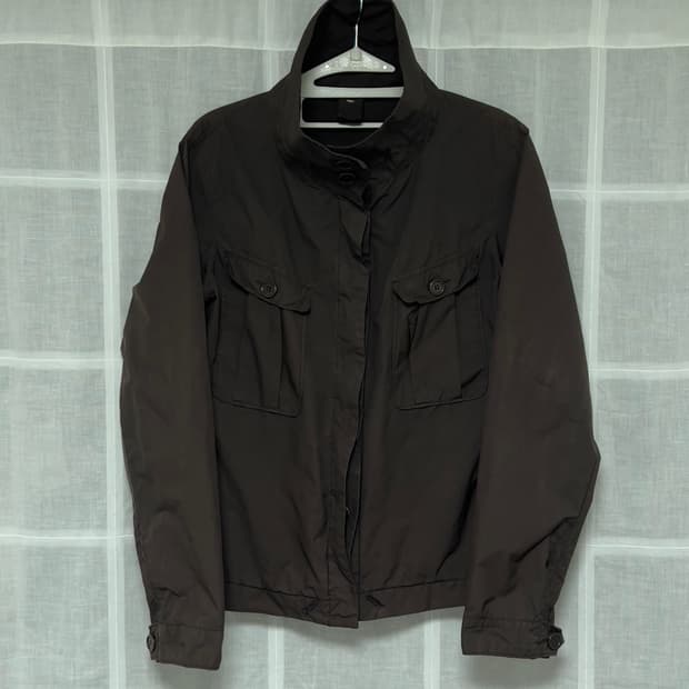 아스페시 하이넥 나일론 트러커 자켓 s