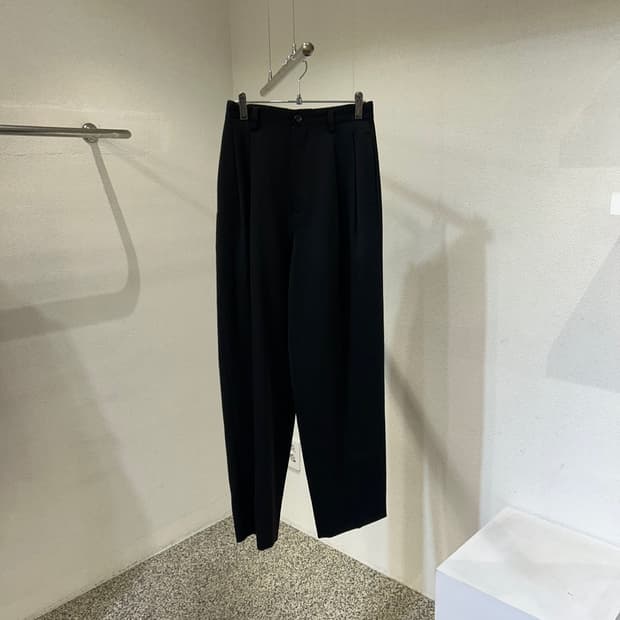 이세이미야케 울 와이드 슬랙스 팬츠