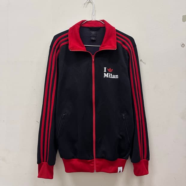 아디다스 AC밀란 검빨 축구 트랙탑 져지