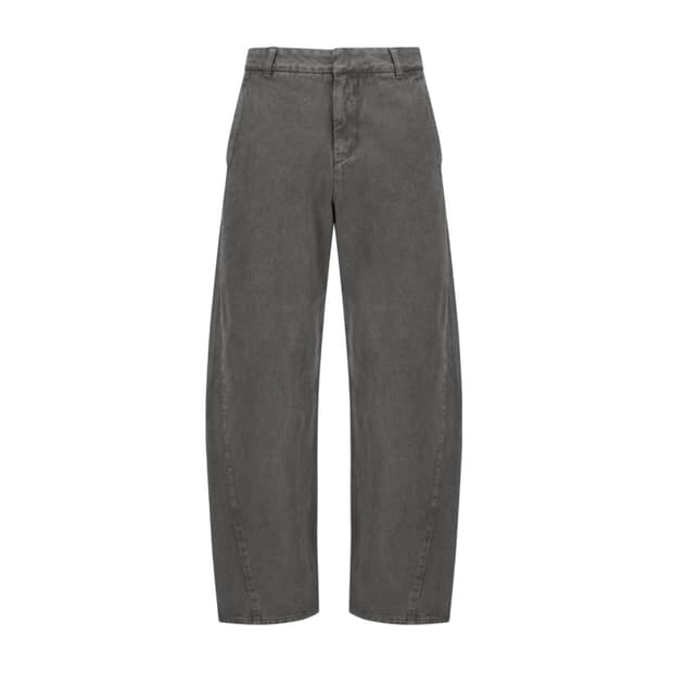 아모멘토 가먼트 다잉 데님 커브드 팬츠