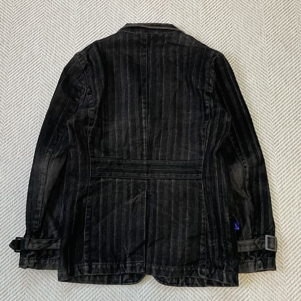 빈티지 스트라이프 코듀로이 벨티드 자켓 lgb y2k J03575