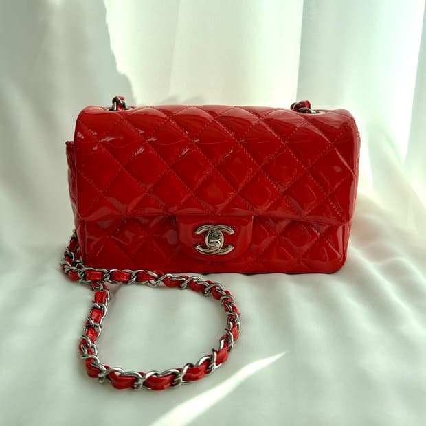 샤넬 페이던트 미니 마테라세 체인백