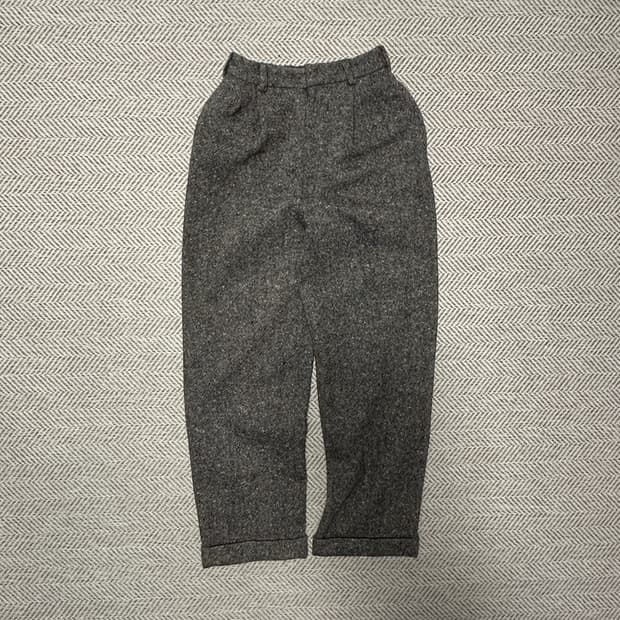 POLO RALPH LAUREN wool 100% wide slacks