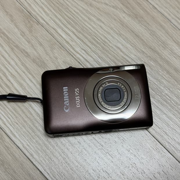 [작례 있어요] 캐논 익서스 IXUS 105 브라운 아이브 리즈 카