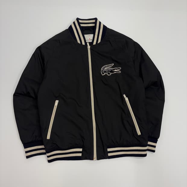 Lacoste 라코스테 빅로고 바시티 자켓 블루종 스타디움 점퍼