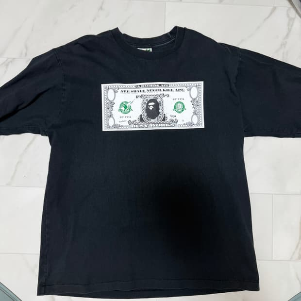 베이프 달러 반팔