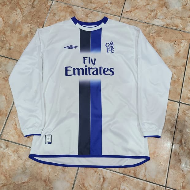 엄브로 03 04 첼시 올드레플 축구져지 