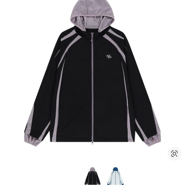 산산기어 슬래쉬 후디 자켓 블랙 2 Size