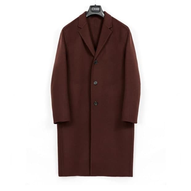 [M] 오르빗 핸드메이드 코트 멜란지레드