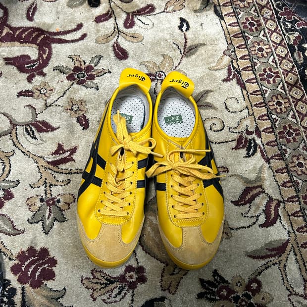 오니츠카타이거 멕시코66 옐로우 블랙 250