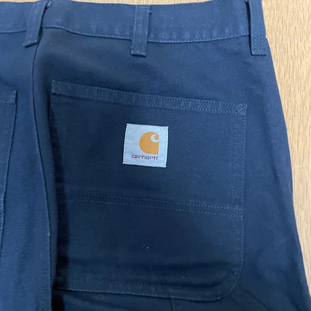 (32) 칼하트 더블니 wip 네이비 남색