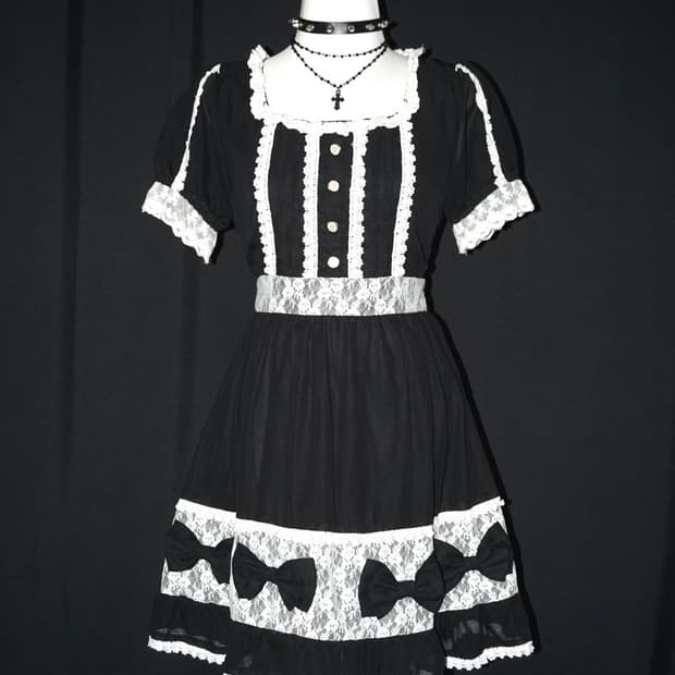 (dear my love) lace frill dress 