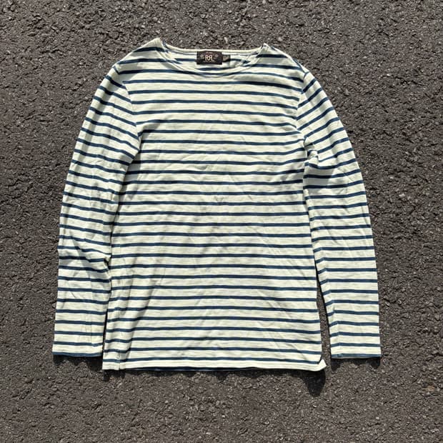 RRL 스트라이프 롱슬리브 