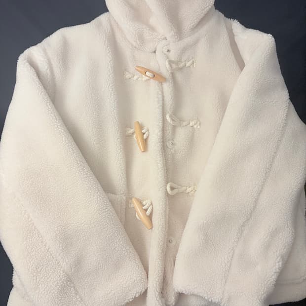 스파오 숏 떡볶이 코트