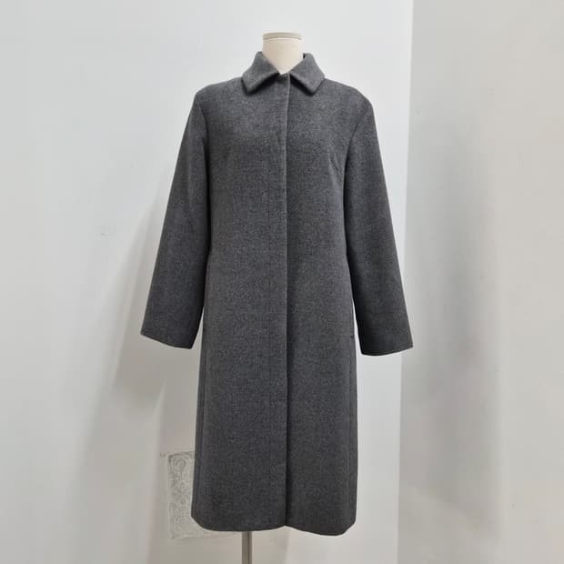 울100 클래식 그레이 롱코트