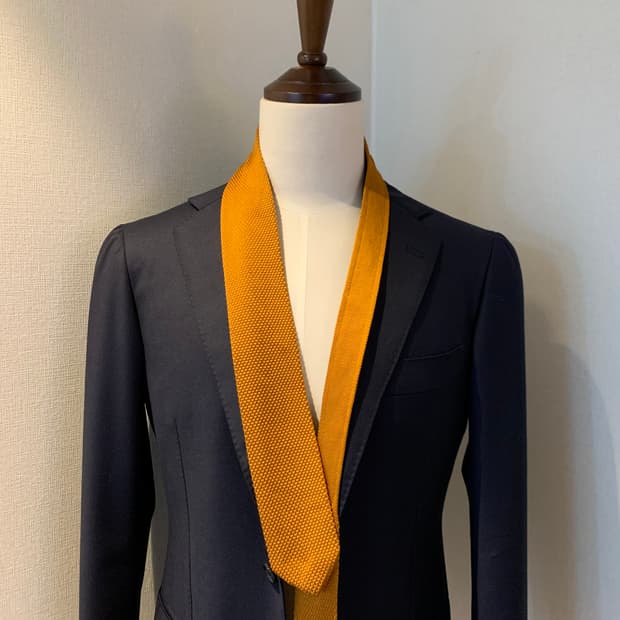 유나이티드 애로우즈 니트타이 100실크 클래식 슬림넥타이 A+등급