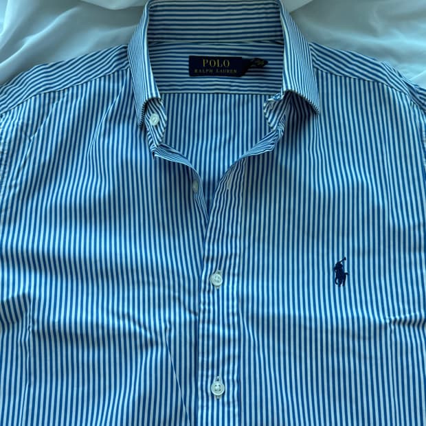 폴로랄프로렌 스트라이프 드레스 셔츠