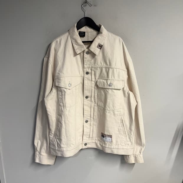 MIHARA YASUHIRO x GU trucker jacket ivor
