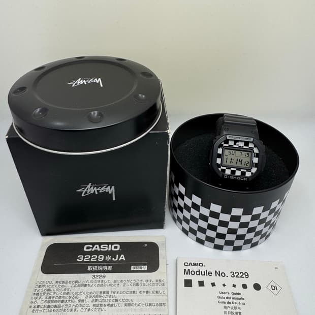 지샥x스투시 Checker (DW-5600VT)