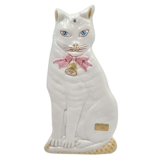70s 포르투갈 핸드메이드 포셀린 고양이 벽장식