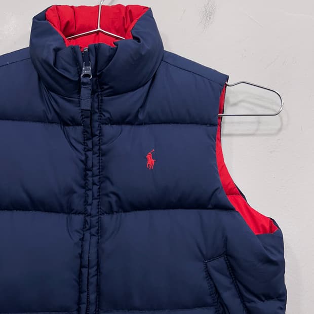 폴로 랄프로렌 키즈 스몰포니 리버시블 덕다운 패딩조끼