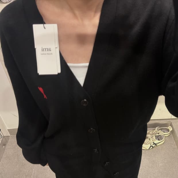 새상품) 아미 블랙 가디건🖤