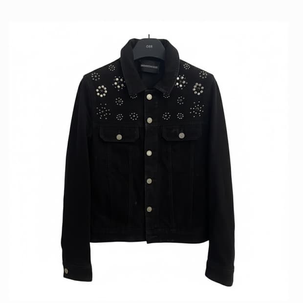 쟈딕앤볼테르 스터드 블랙 자켓 (M)