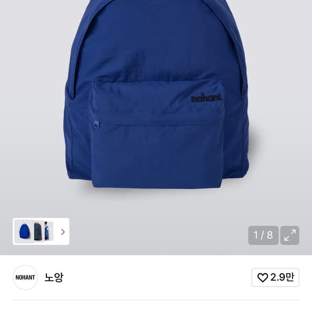 노앙 나일론 데이팩