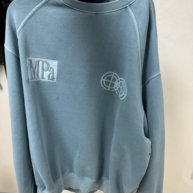 MPa 플라스틱프로덕트 헤비 스웻셔츠 L size