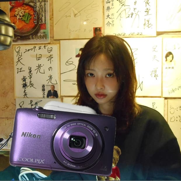 희귀 색상 사쿠라 디카 소프트포커스 니콘 쿨픽스 S3500 작례o