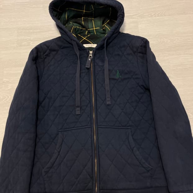 빈폴 퀄팅 후드집업 105