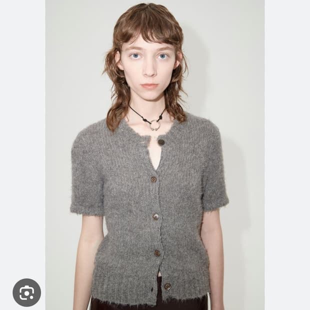 아워레가시 Our Legacy 슈렁큰 니트 가디건 32 그레이