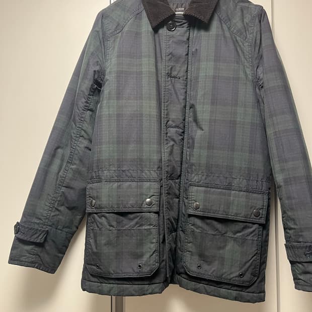 J.CREW 블랙워치 체크 헌팅 자켓