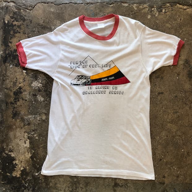 70s~90s Ringer T-shirt-L