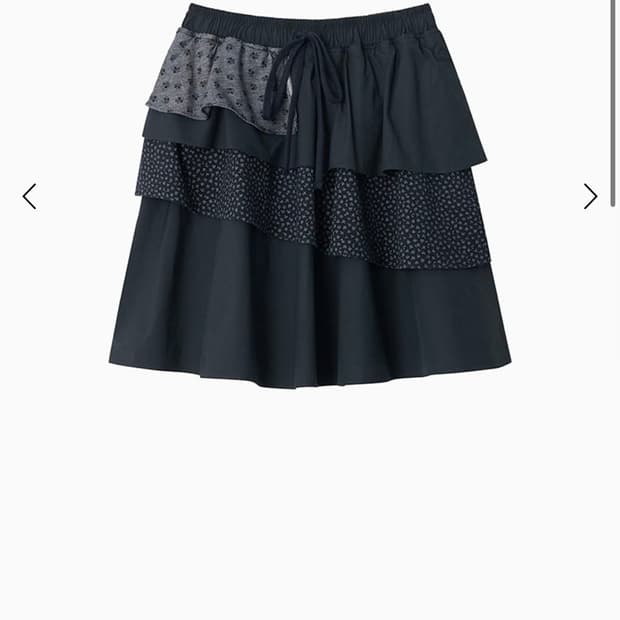 오헤시오 스커트 CANCAN LAYERED SKIRT, FLORAL NA