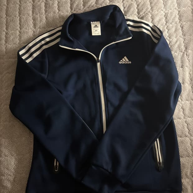 Adidas navy track top m 95