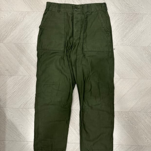 🇺🇸 70s USA 미군 퍼티그 팬츠 OG 107 (34)