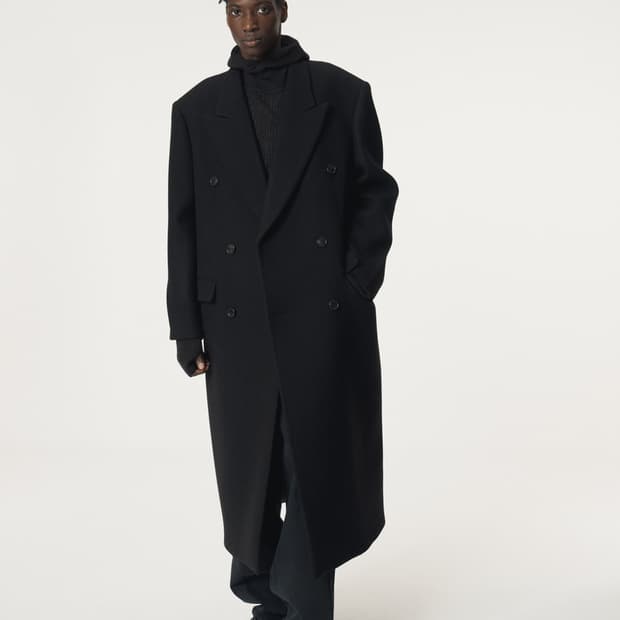 [새상품]렉토 25FW 클래식 테일러드 더블코트 L