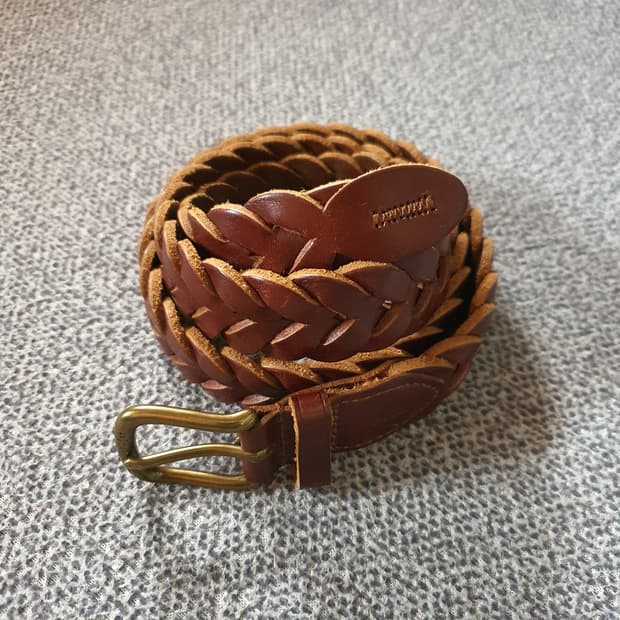 폴로 랄프로렌 브레이디드(Braided) 가죽 벨트