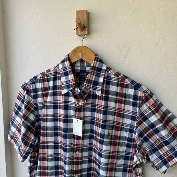 16698 - 폴로 랄프로렌 체크 반팔 셔츠 