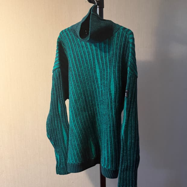 아더에러 플랭크 니트 그린