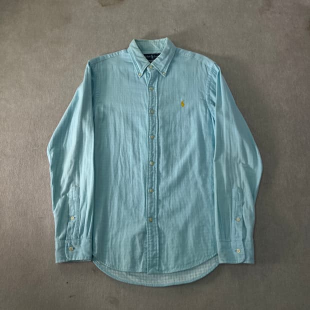 95 폴로랄프로렌 스카이블루 코튼 셔츠