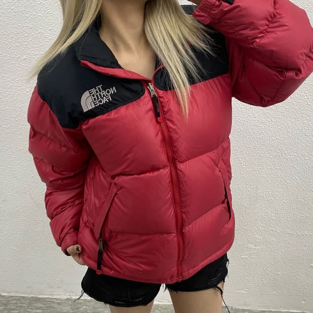 노스페이스 1996 눕시 레드 패딩 90 ( 남녀공용 )