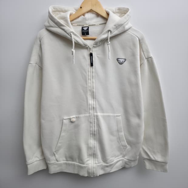 [S] 다이나핏 화이트 후드 집업