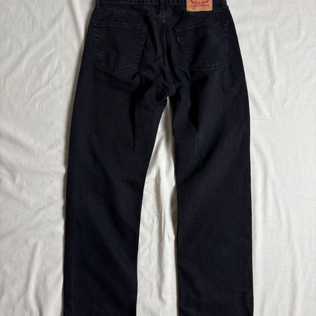 Levi's 리바이스 555 블랙 데님 팬츠 W32 