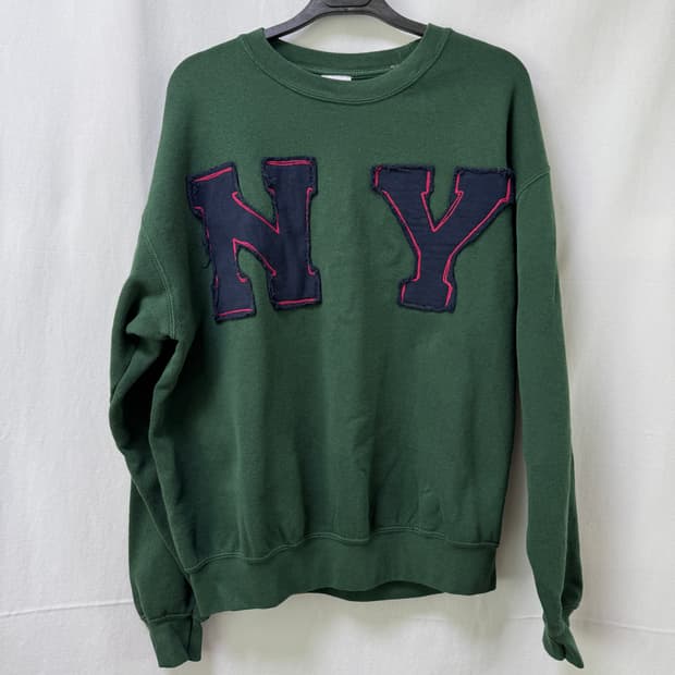 와일드동키 WILD DONKEY 뉴욕 맨투맨 그린