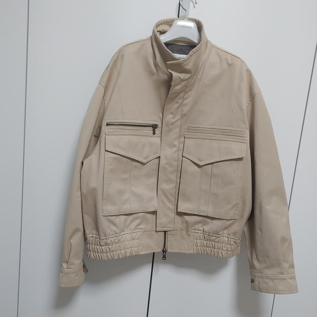 엘무드 오버핏 트러커 베이지 48(L)사이즈