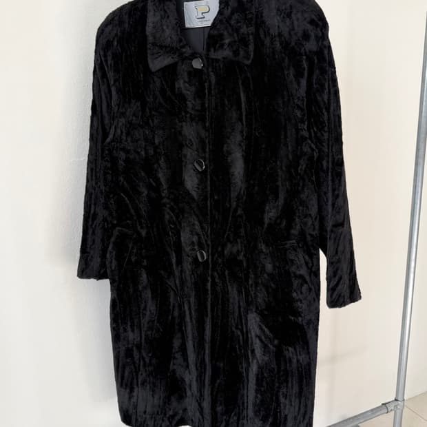 빈티지 벨벳 코트