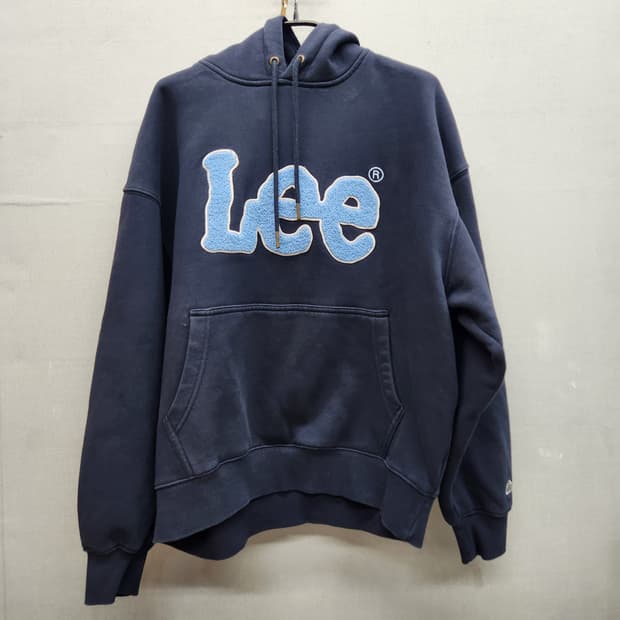 Lee 부클 트위치 로고 후드티 XL