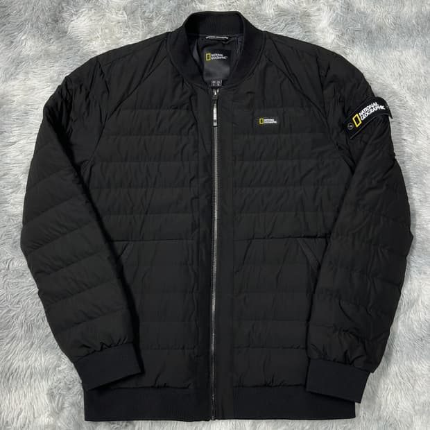 내셔널지오그래픽 경량패딩 블랙 XL